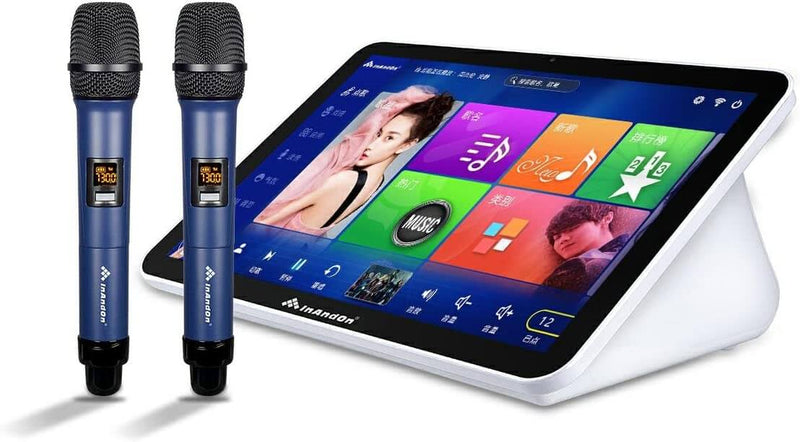 15.6" Portable Touch Screen Karaoke System CLOUD HDMI WIFI